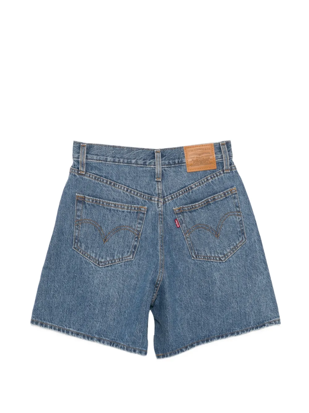 Levi's Baggy high waist shorts Blauw
