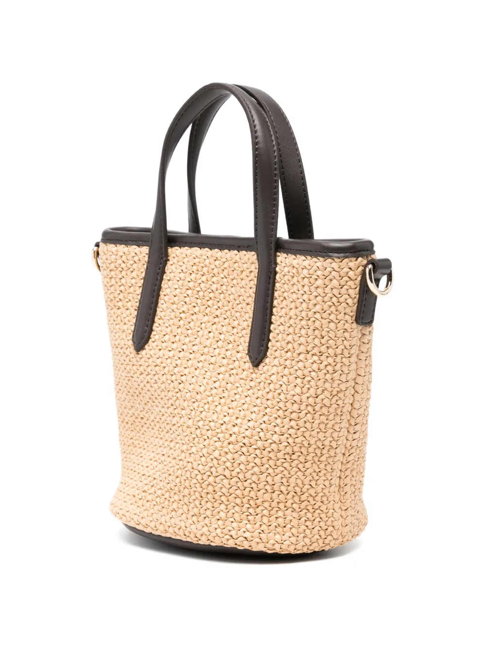  Boss Mini Jala Woven Bucket Bag - Neutrals 