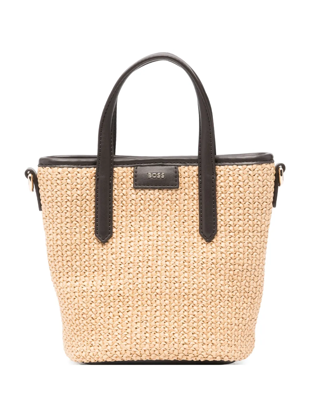 BOSS mini Jala woven bucket bag - Toni neutri
