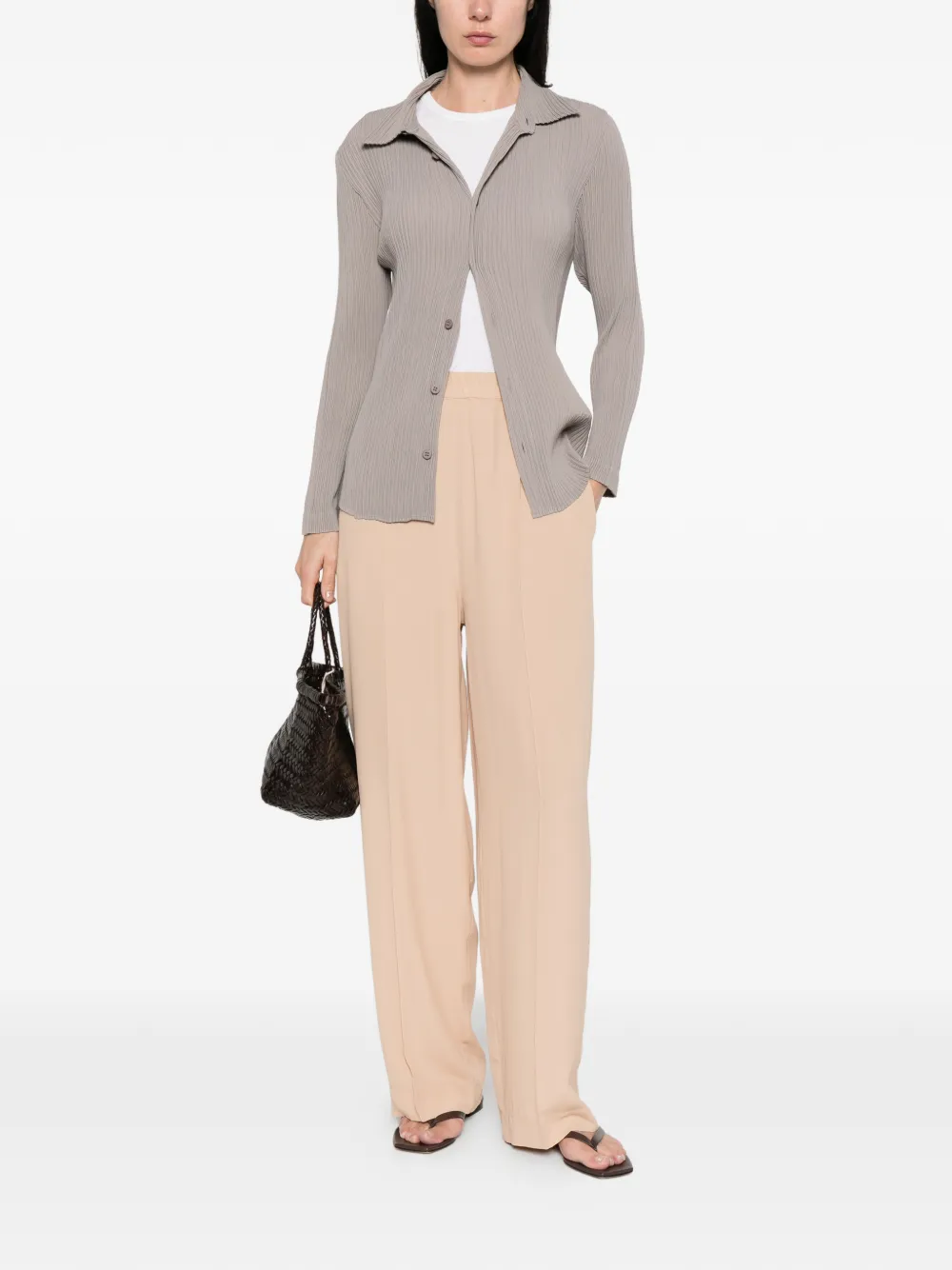 Fabiana Filippi Elastische broek Beige