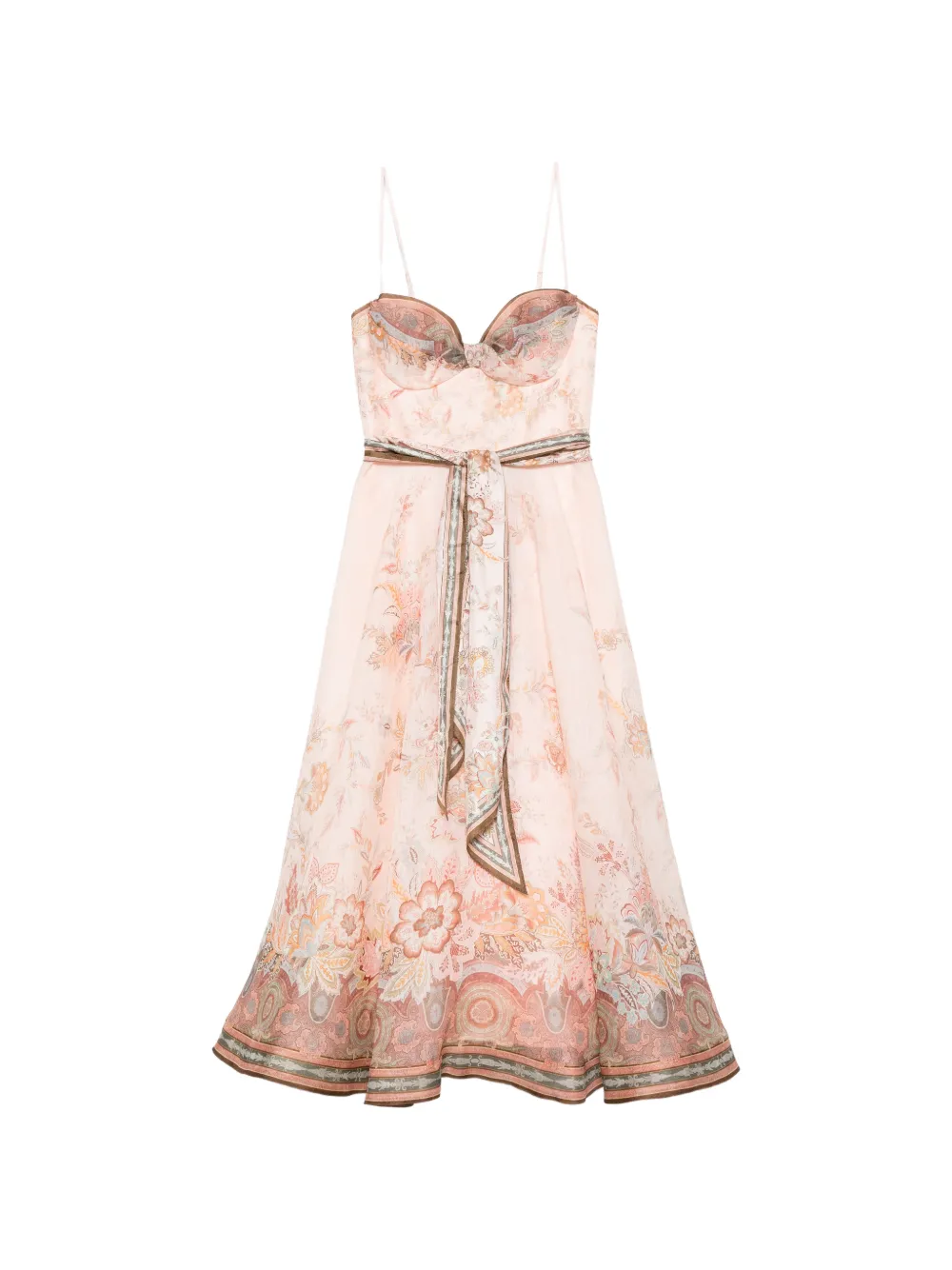 ZIMMERMANN paisley tie dress - Rosa