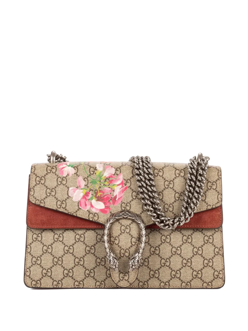 Gucci Pre-Owned Dionysus beige floral-print shoulder bag - Toni neutri