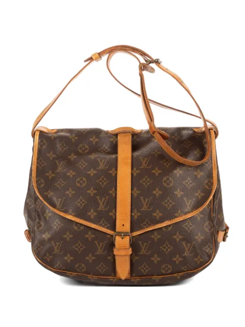 Louis Vuitton Pre-Owned Saumur monogram-pattern shoulder bag