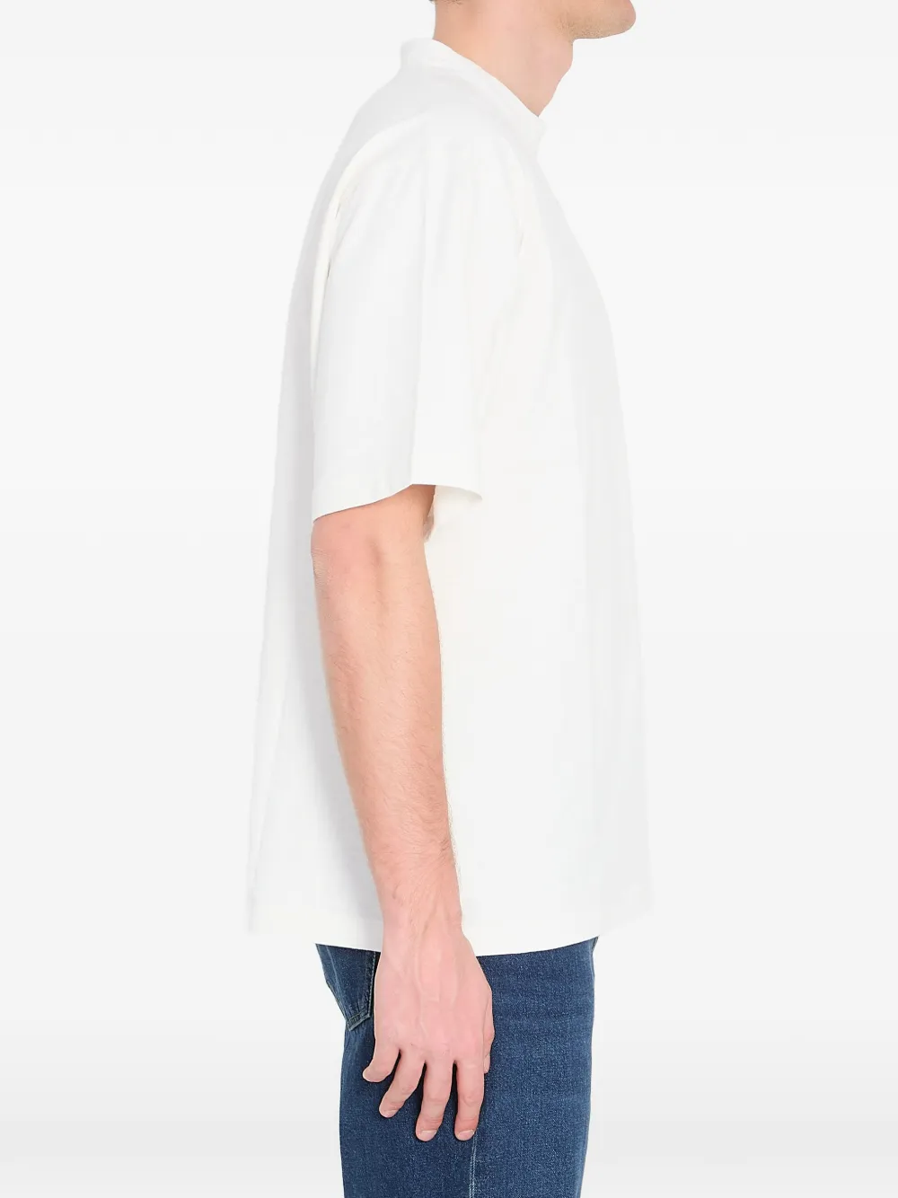  The Row Ribbed Steven T-shirt - White 