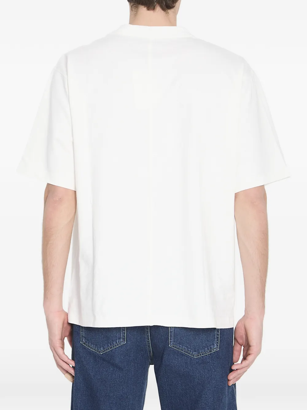 The Row Steven geribbeld T-shirt Wit