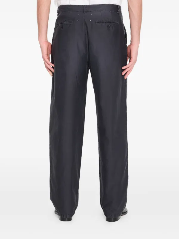パンツ Martin Margiela 19aw BLACK slacks Maison Margiela Pleated wide-leg Trousers | Grey | FARFETCH