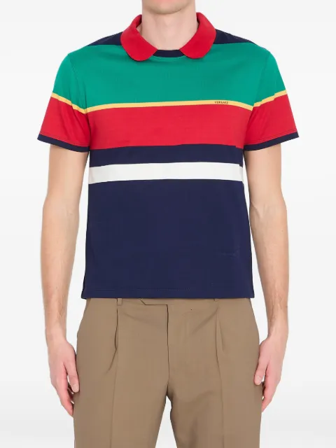 Versace striped logo T-shirt