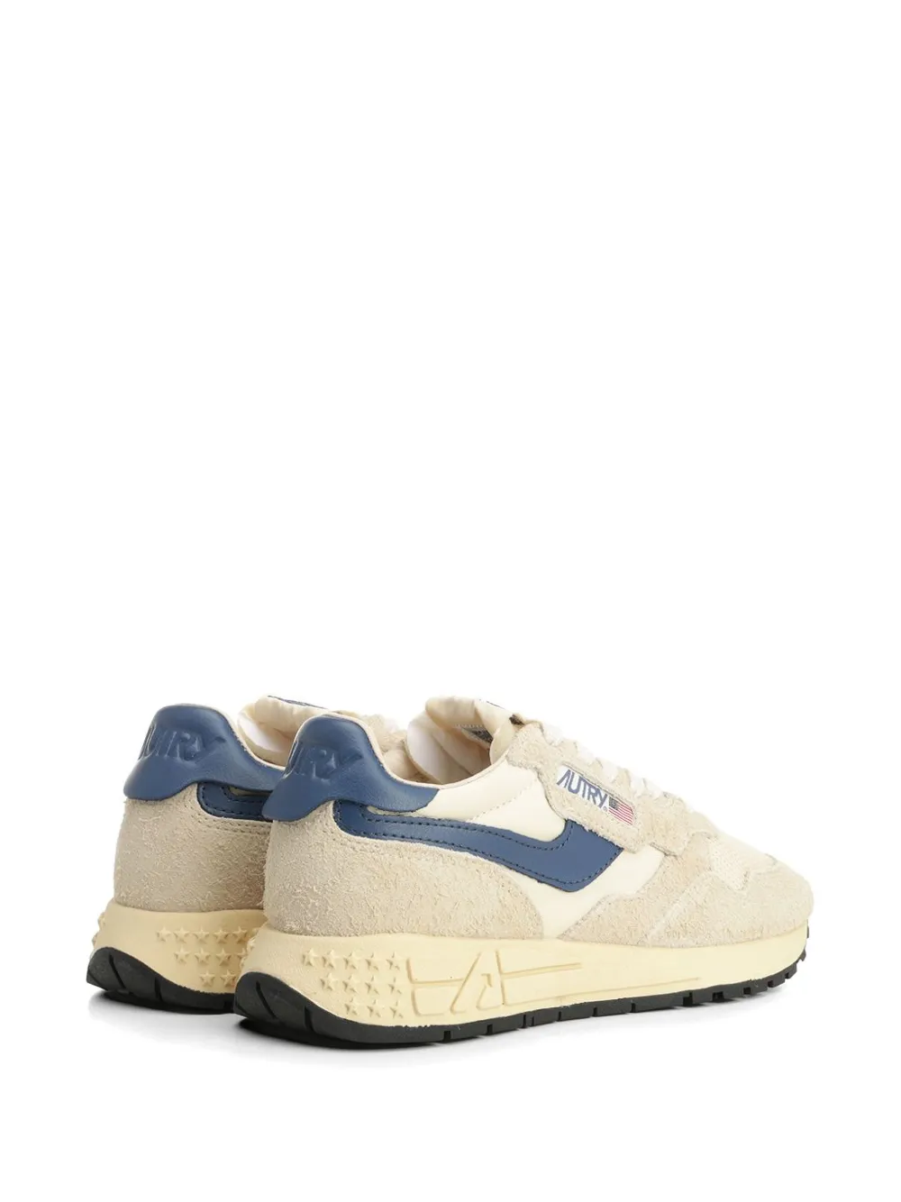 Autry Reelwind suede-panels low sneakers Beige