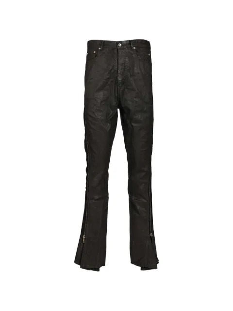 Rick Owens DRKSHDW zip low-rise jeans
