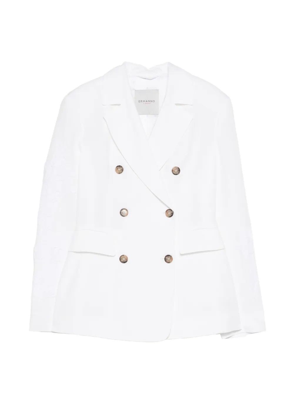ERMANNO FIRENZE double-breasted blazer - Bianco