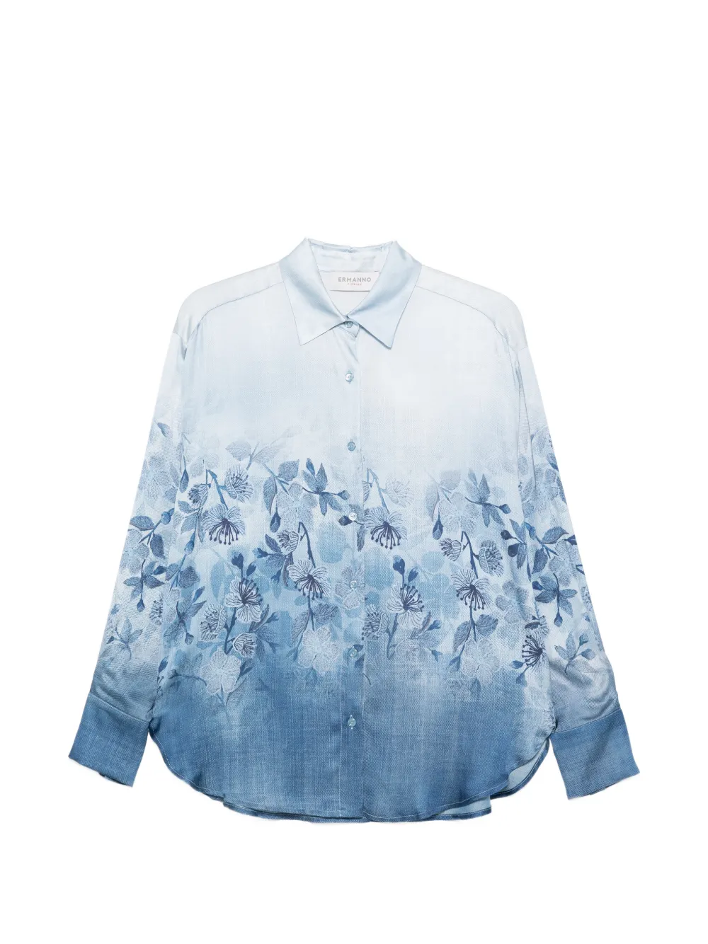 ERMANNO FIRENZE floral-shirt shirt - Blu