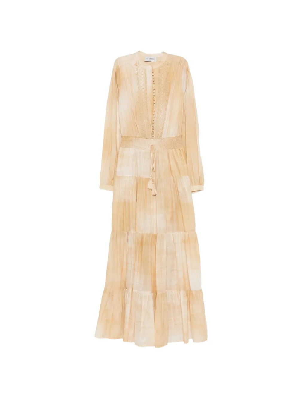 ERMANNO FIRENZE tiered maxi dress - Neutrals