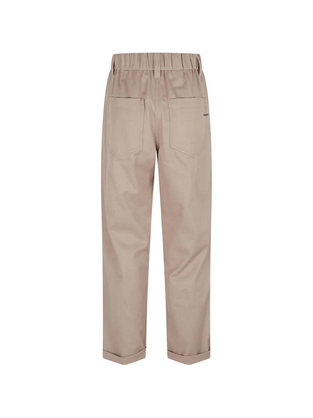 pleated-pocket trousers