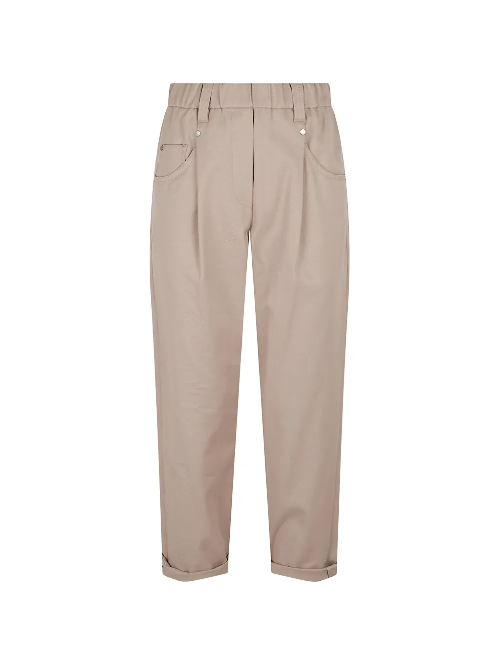 Brunello Cucinelli pleated pocket trousers - Toni neutri