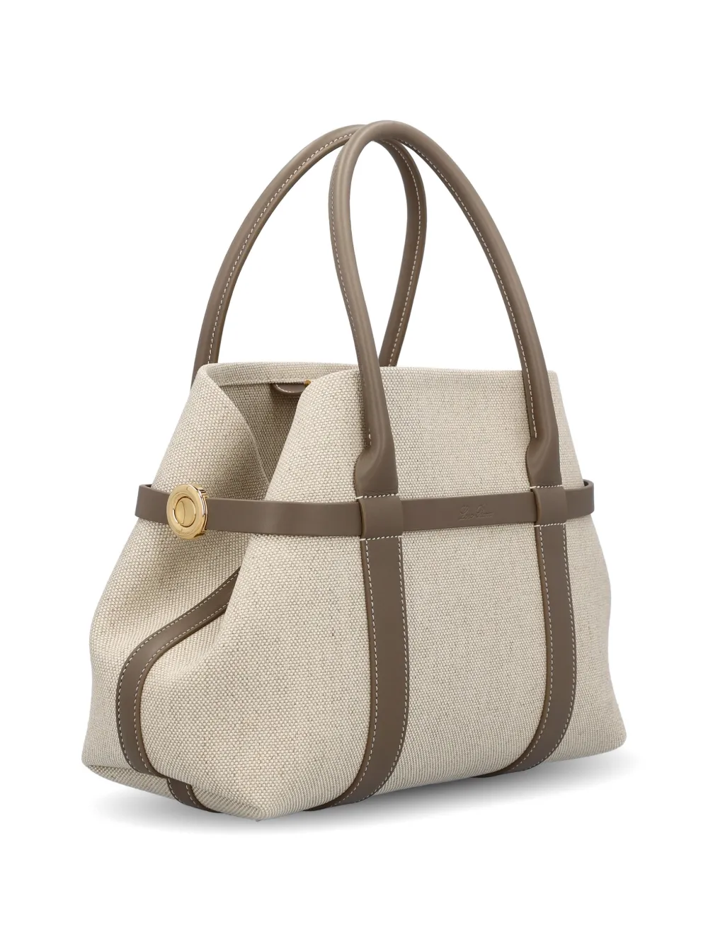 logo-debossed tote bag