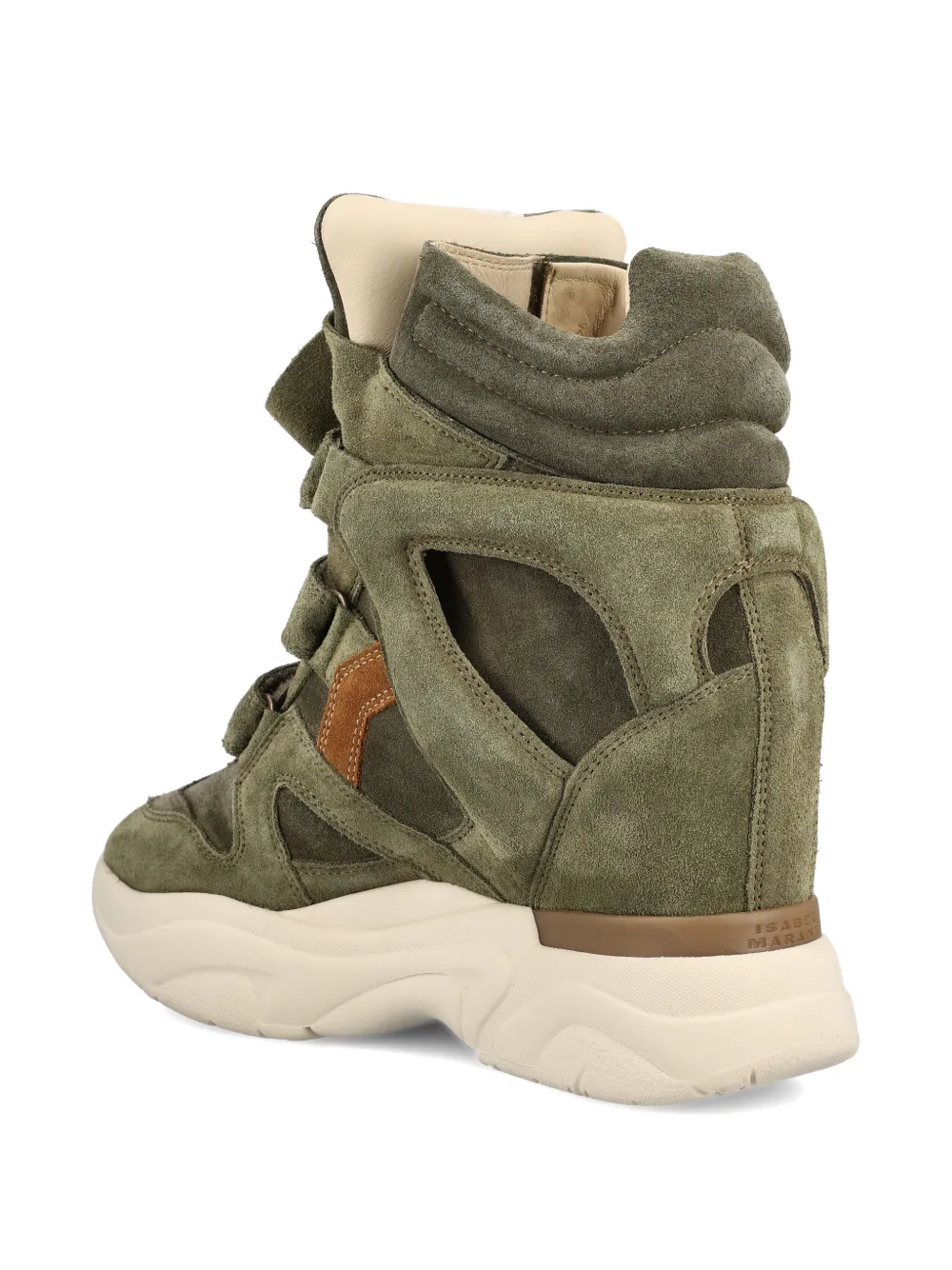 ISABEL MARANT touch-strap sneakers Groen