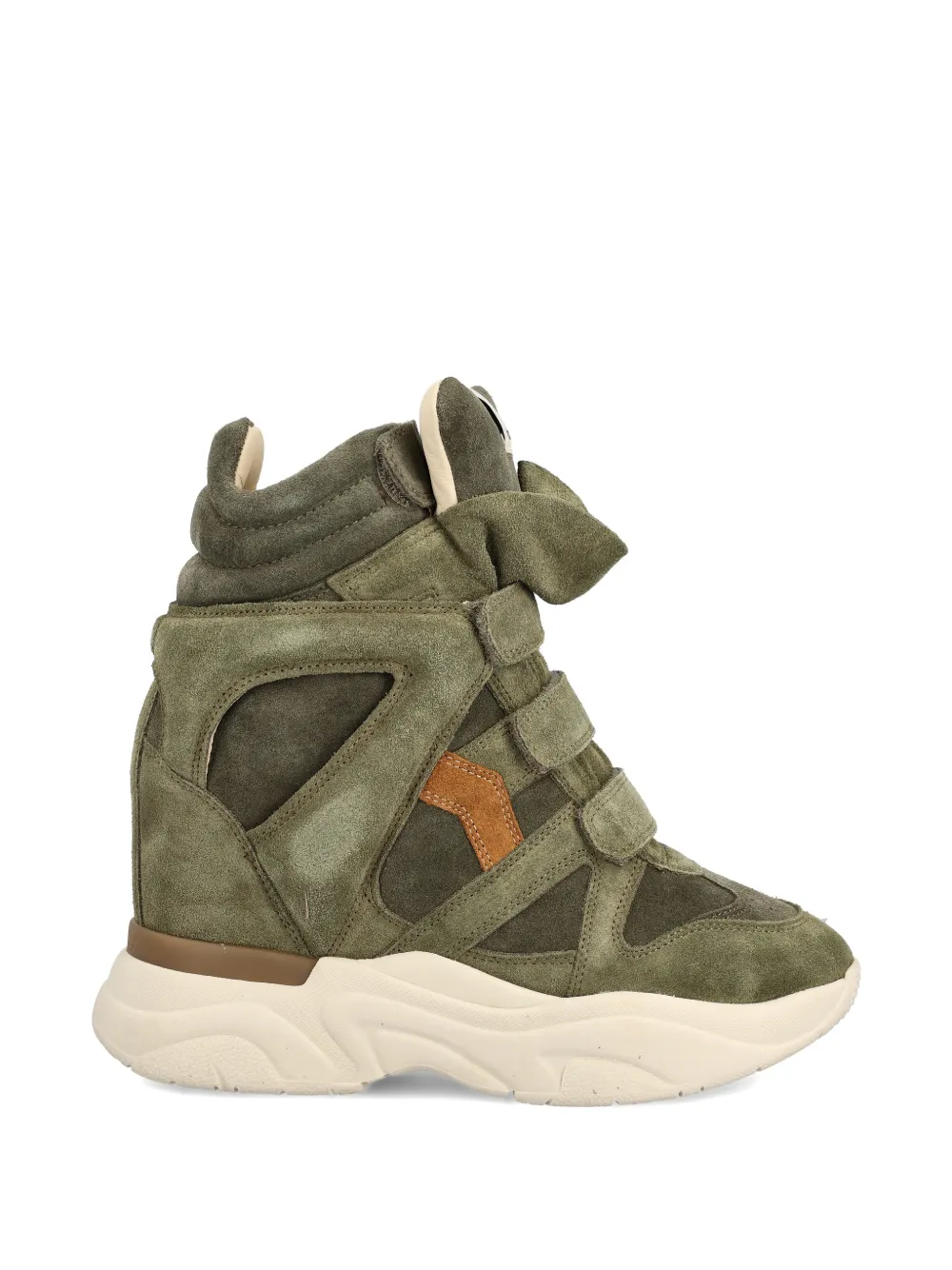 ISABEL MARANT touch-strap sneakers - Verde