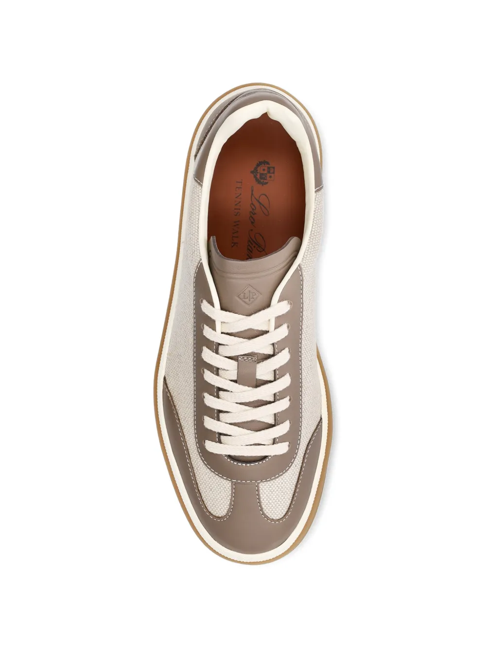 Loro Piana lace-up fastening sneakers Beige