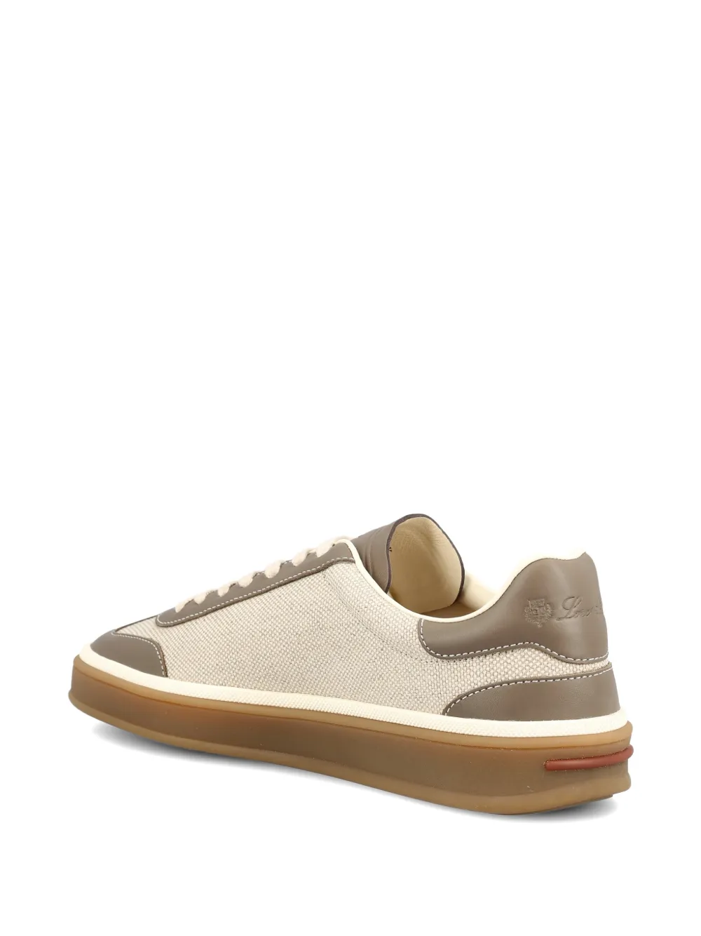 Loro Piana lace-up fastening sneakers Beige
