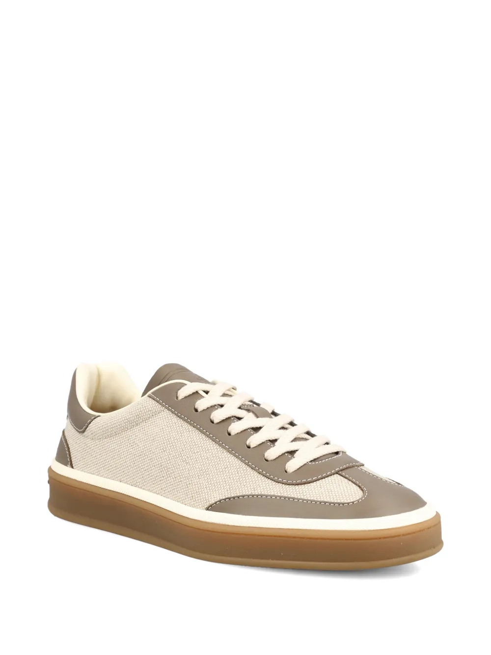 Loro Piana lace-up fastening sneakers Beige