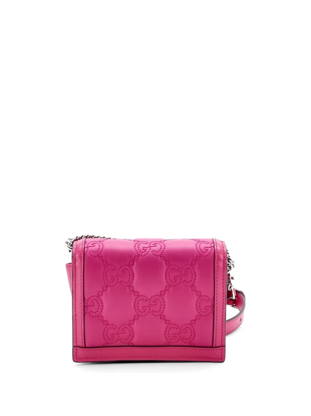 Gg Marmont Flap Messenger Bag Gg Matelasse Nylon With Leather Mini Crossbody Bag