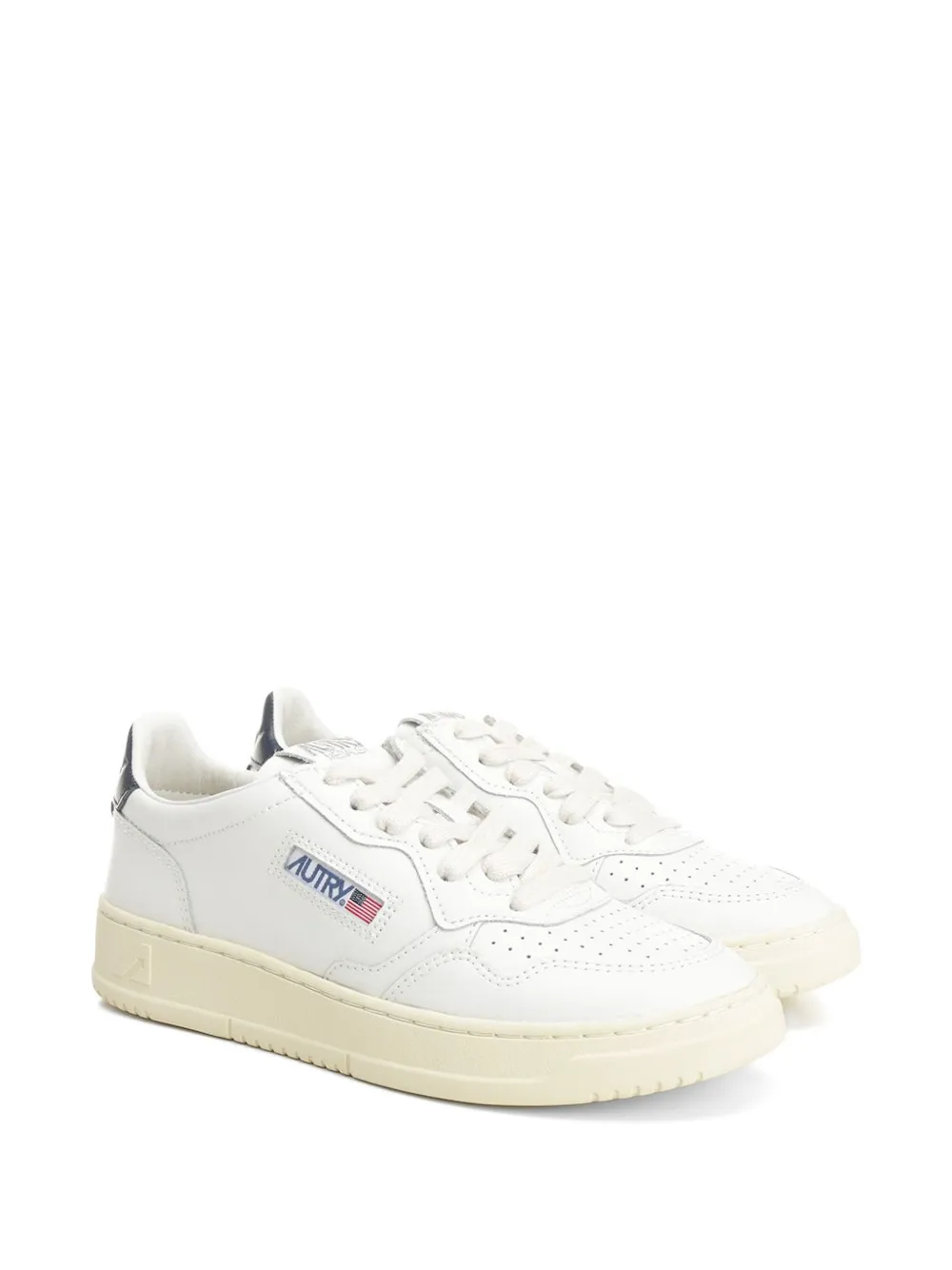 Autry Medalist leren low-top sneakers Wit