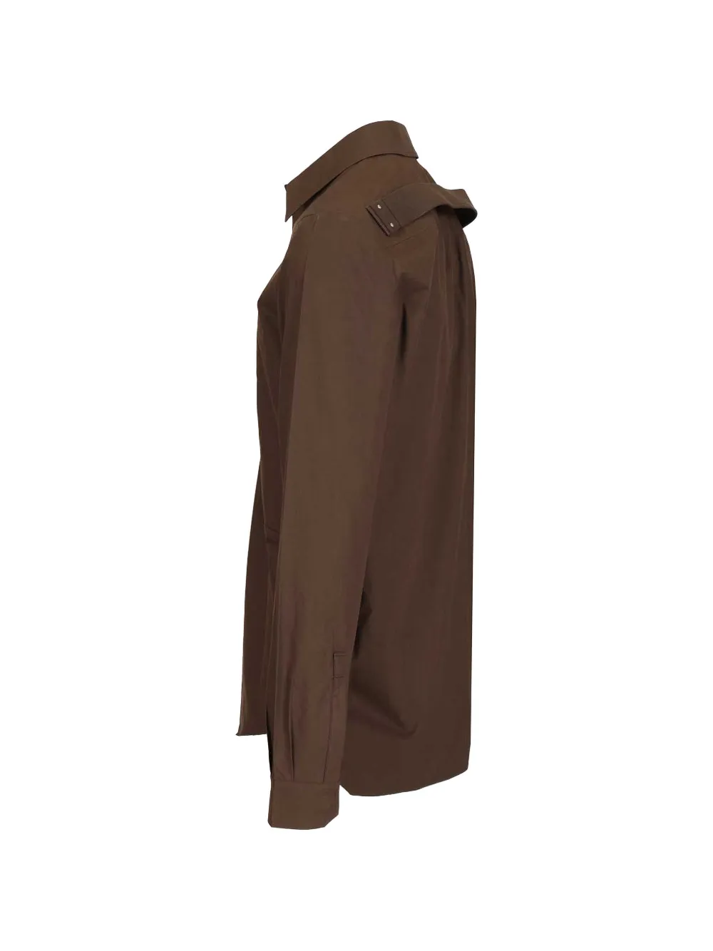 Rick Owens Fogpocket overhemd met klepzak Bruin