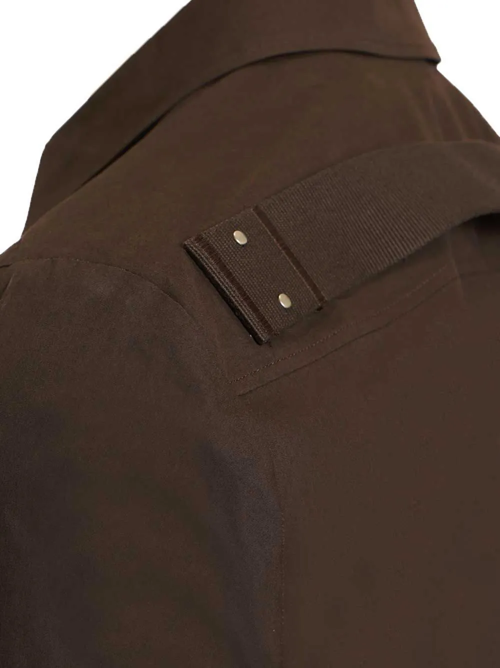 Rick Owens Fogpocket overhemd met klepzak Bruin