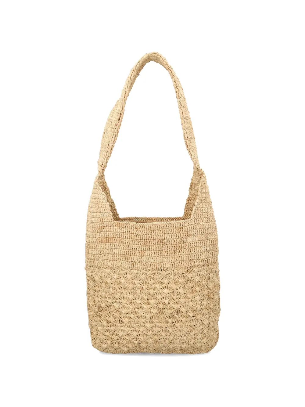 logo-embroidered shoulder bag
