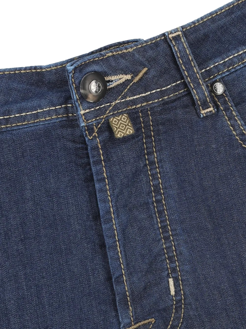 Jacob Cohën Bard slim-fit jeans met vijf zakken Blauw
