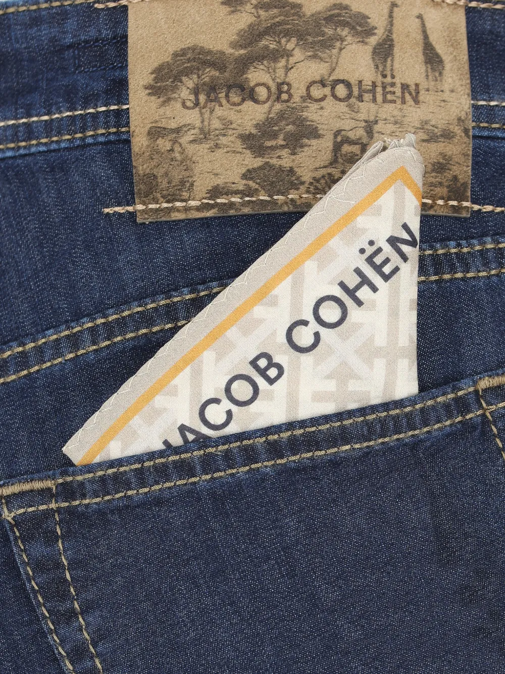 Jacob Cohën Bard slim-fit jeans met vijf zakken Blauw