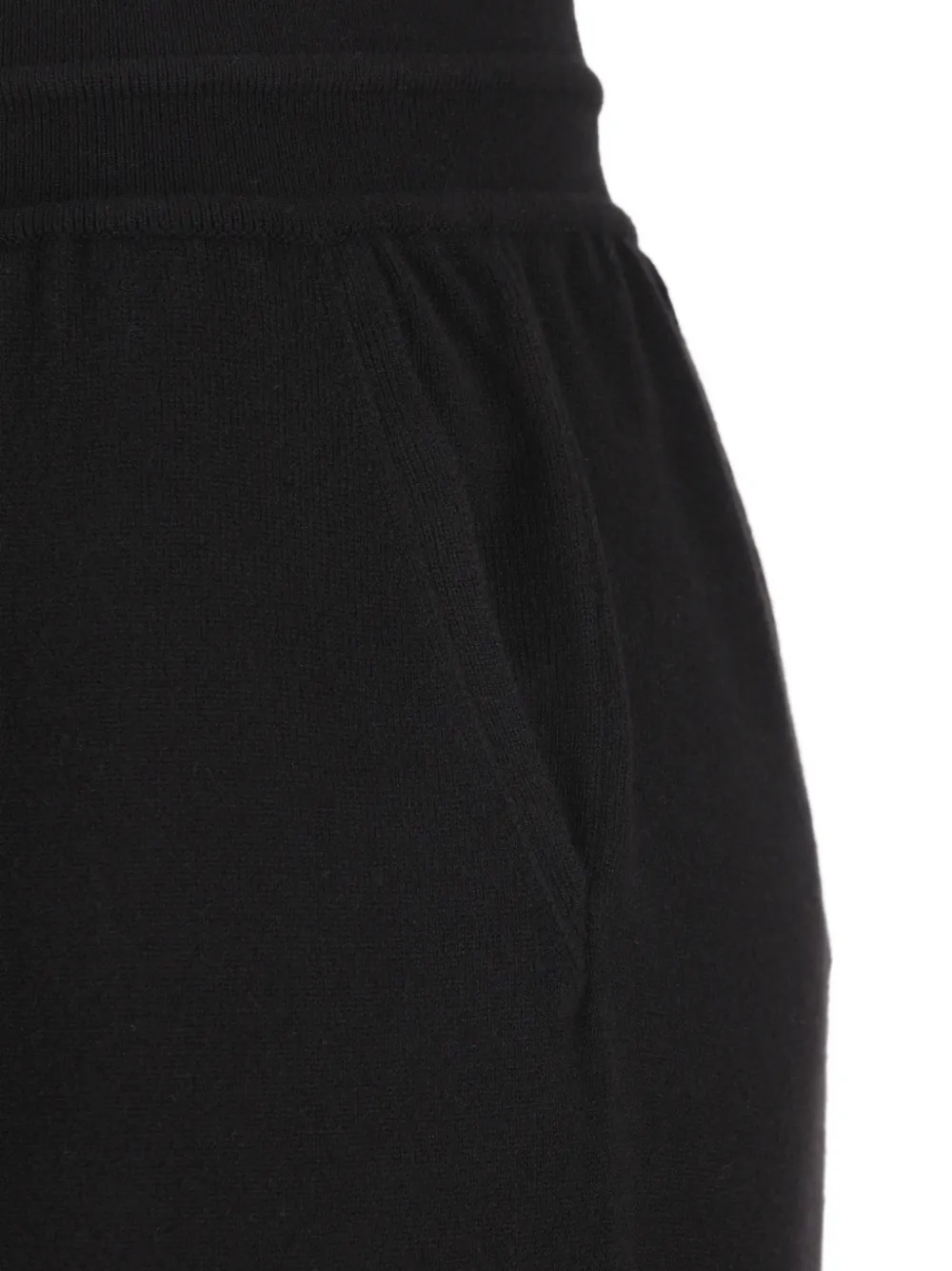 Loro Piana Elasticated-waist Track Pants in Black, view 4