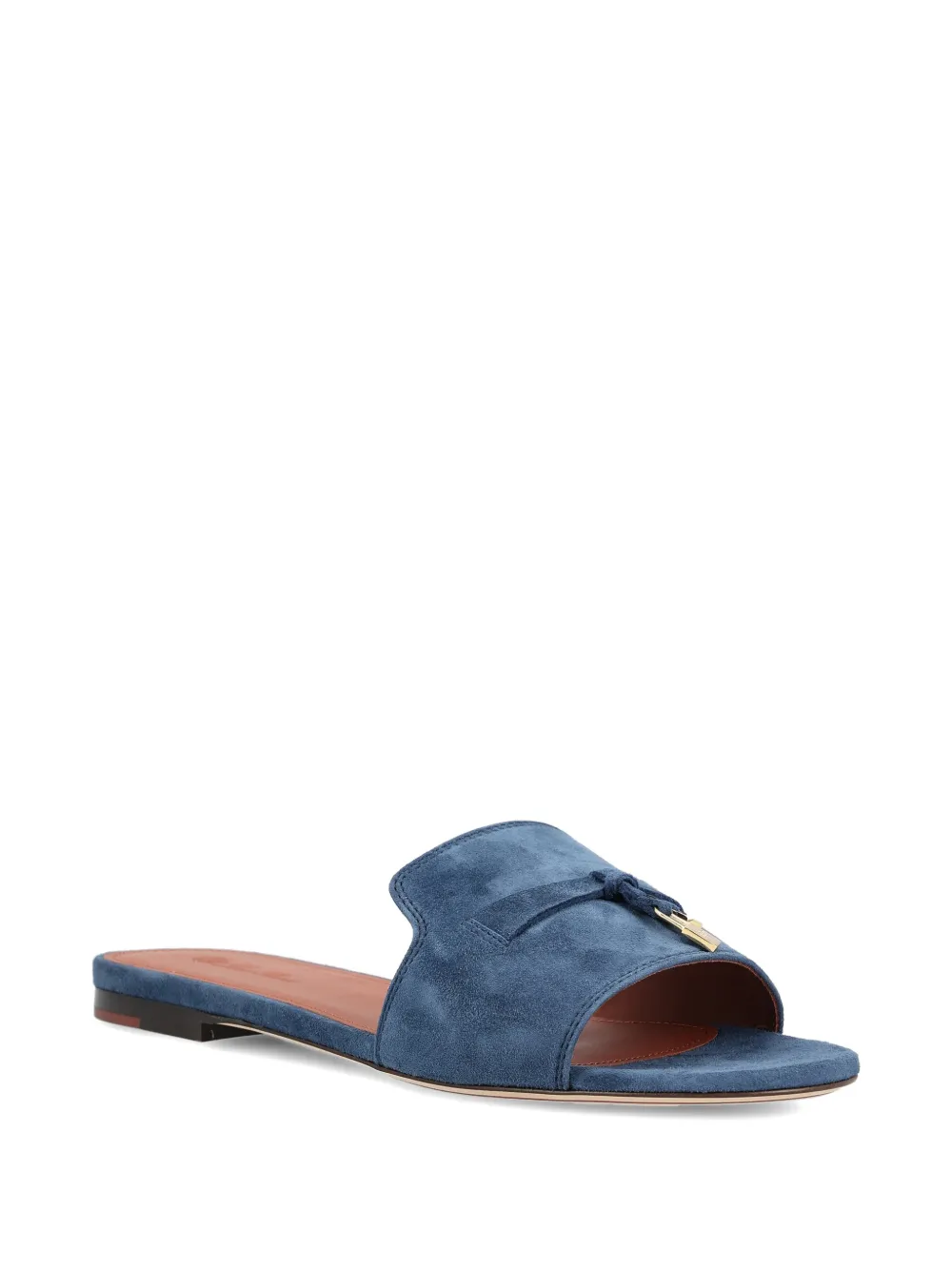 Loro Piana Sandalen met geknoopt detail Blauw