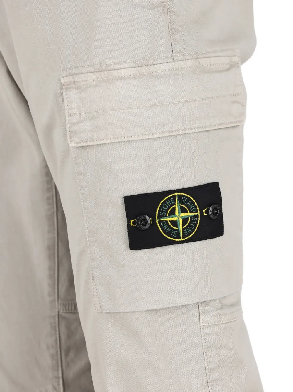 Stone Island Broek met cargo zak Grijs