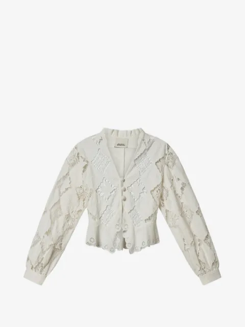 ISABEL MARANT blouse Nia volantée à col v