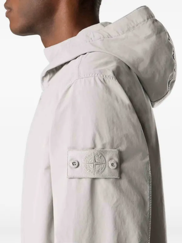 Stone Island 4100079 David Light-TC S.I. Ghost Jacket | Grey