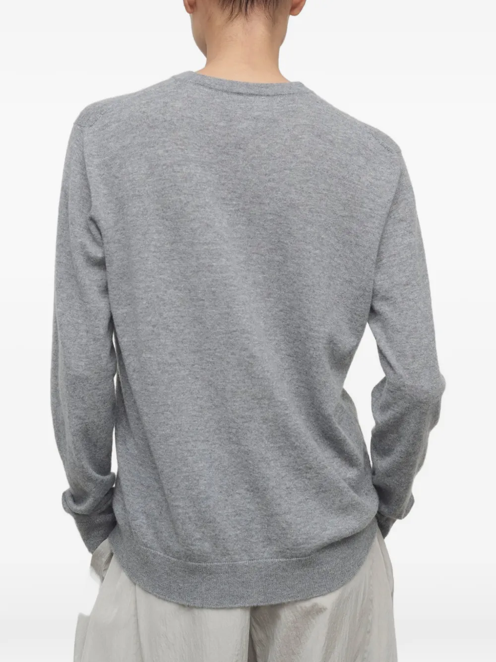 The Row Nian trui met V-hals Beige