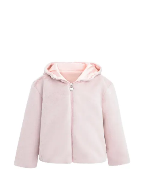 Tulleen veste en peluche à capuche