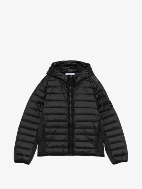 Stone Island Junior veste matelassée à capuche