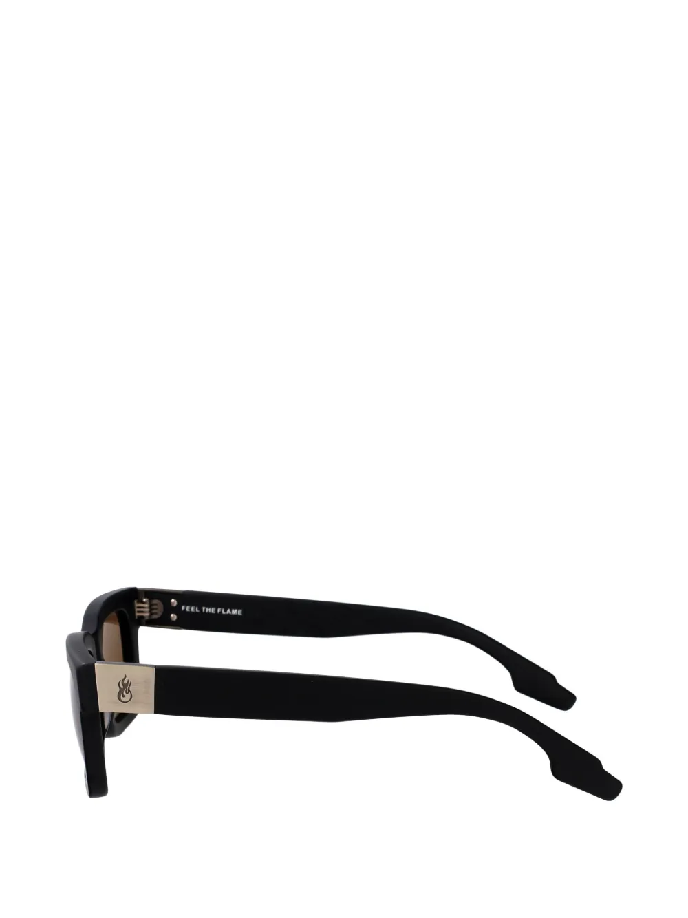  Vision Of Super Rider Rectangle Sunglasses - Black 