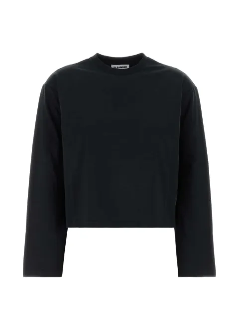 Jil Sander long-sleeve cropped T-shirt