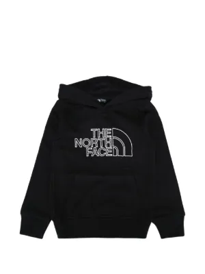 The North Face Kids logo-print Hoodie | Black | FARFETCH