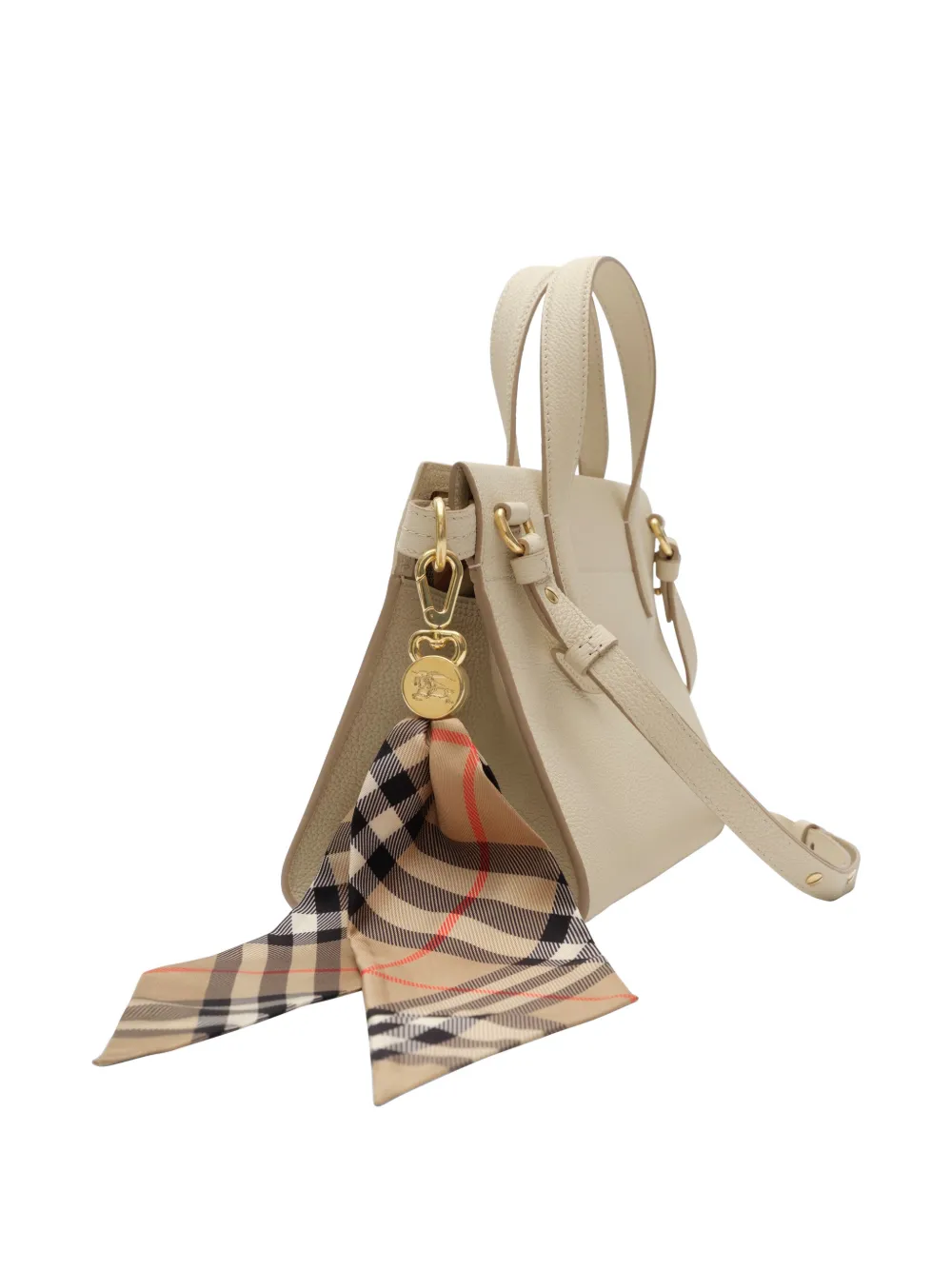 Burberry チェック シルクスカーフチャーム | ニュートラル | FARFETCH JP
