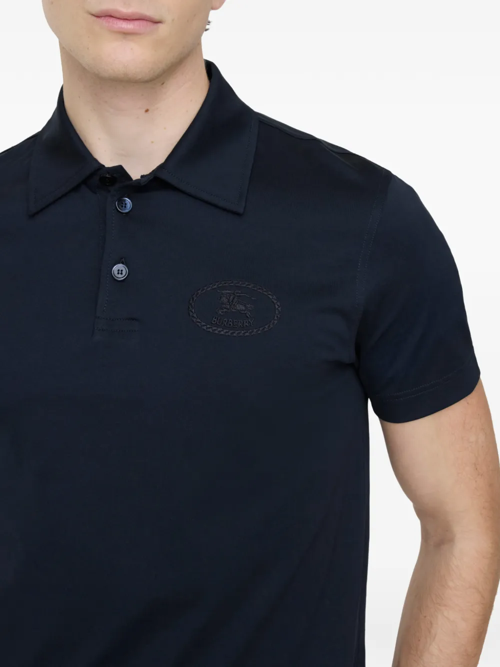 Burberry Katoenen poloshirt Blauw