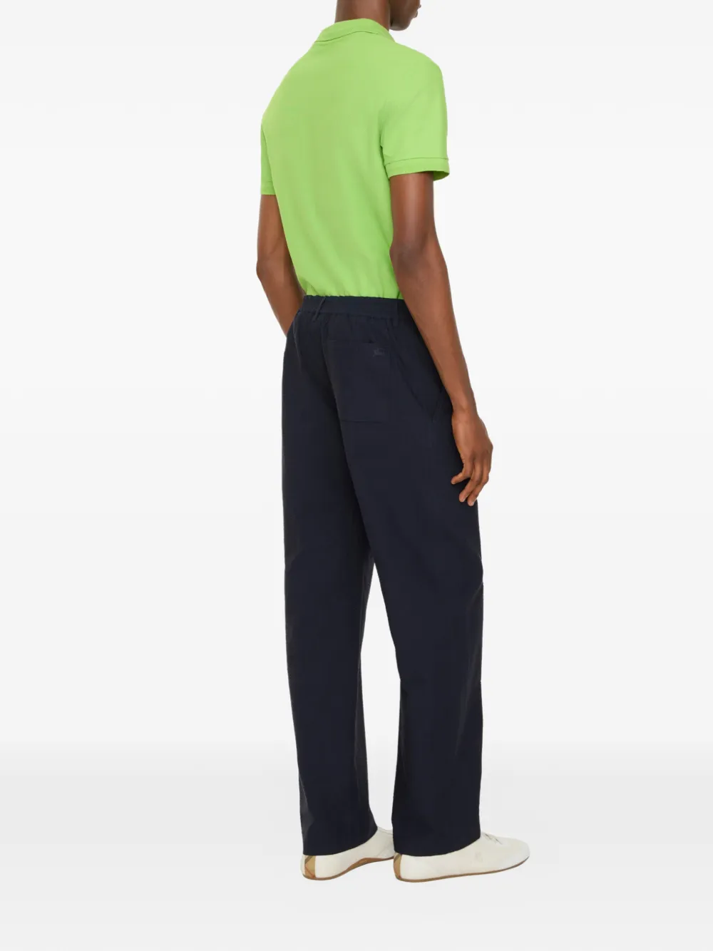 Burberry Linnen katoenen pantalon Blauw