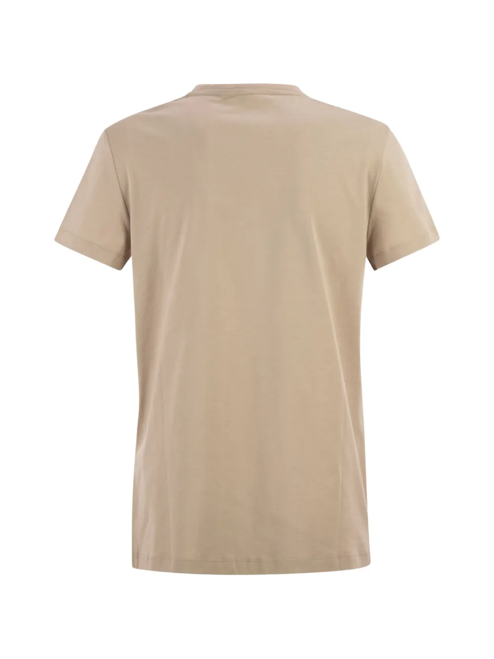 Max Mara Giovane T-shirt met geborduurde monogram Beige