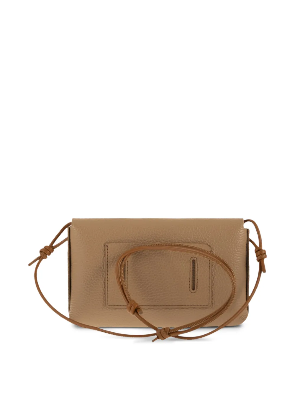 Zanellato Kleine Lettera leren crossbodytas Beige