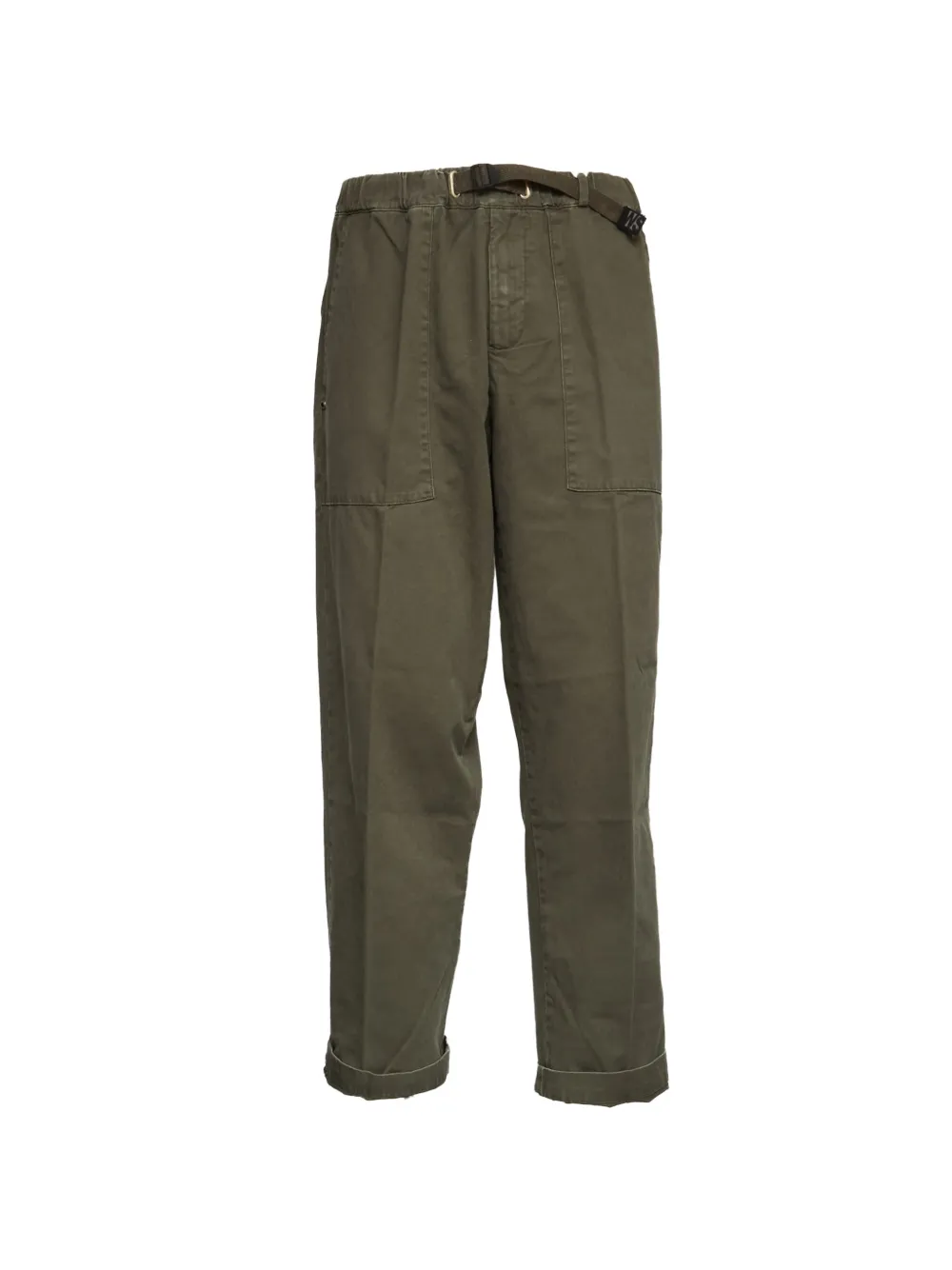 White Sand elasticated waist cargo trousers - Verde
