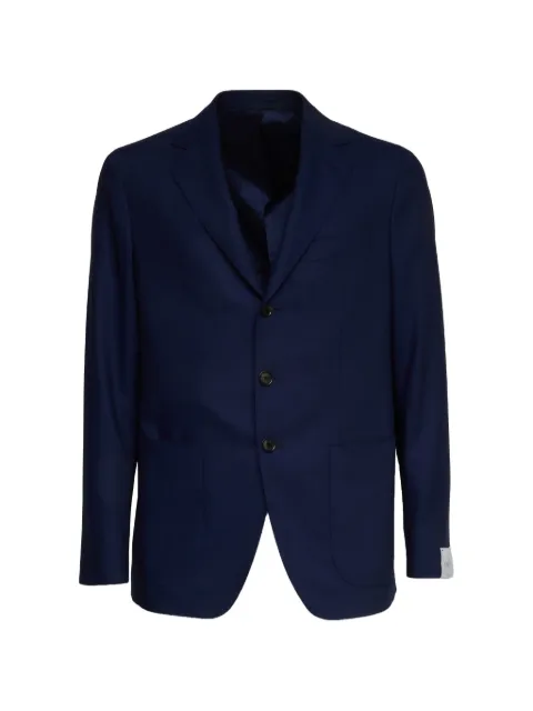 Caruso classic lapel single-breasted blazer
