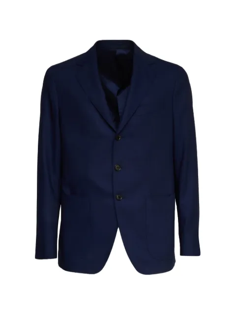 Caruso classic lapel single-breasted blazer